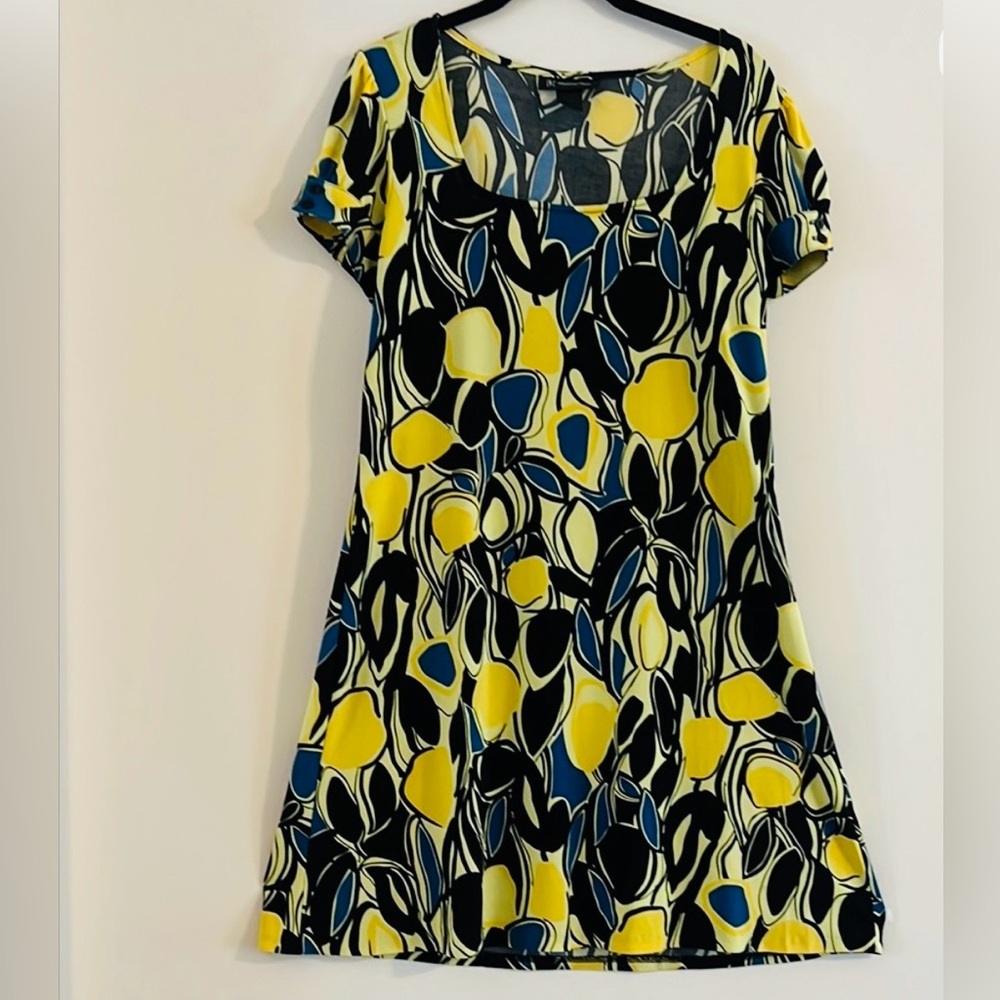 INC International Concepts Colorful Midi  Dress Size L